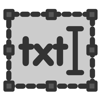 Download free text grey rectangle icon